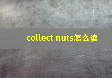 collect nuts怎么读